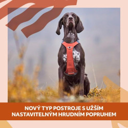 Postroj Hurtta Rover skořicový 65-80