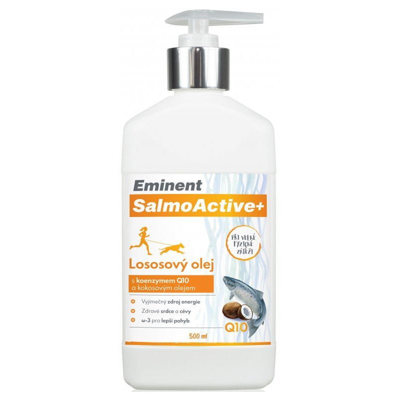 Eminent Lososový olej SalmoActive+ psi a kočky 500ml