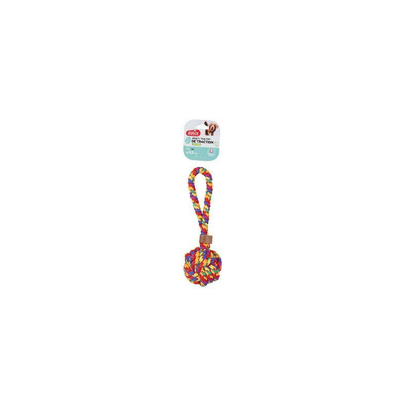 Hračka pes RAINBOW Míček 9,5cm Zolux
