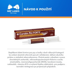 Carobin Pet Forte pro psy a kočky pasta 30g