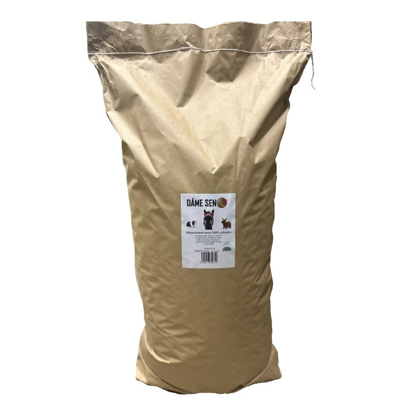 Dáme seno - Granulované seno 25kg