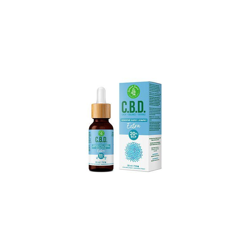 C.B.D. konopné kapky s 20% BCP Extra 30ml