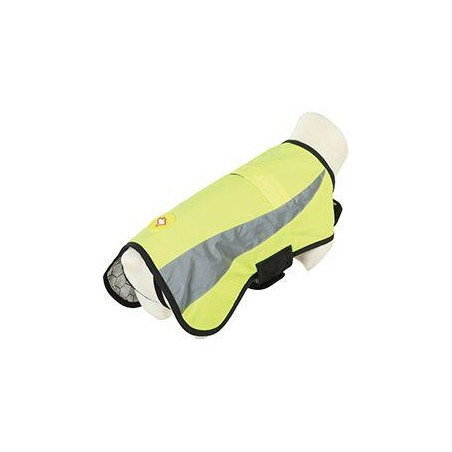 Obleček bunda pro psy REFLEXNÍ žlutá 30cm Zolux