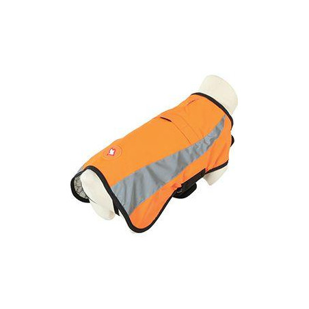 Obleček bunda pro psy REFLEXNÍ oranžová 30cm Zolux