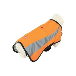 Obleček bunda pro psy REFLEXNÍ oranžová 40cm Zolux