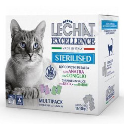 Monge Cat Excellence Multip.Steril.Duck/Rabbit 12x100g