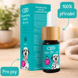 CBD Konopný olej pro zvířata 10% 10ml