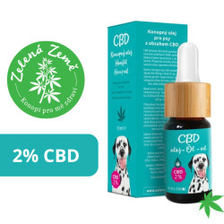 CBD Konopný olej pro zvířata 2% 10ml