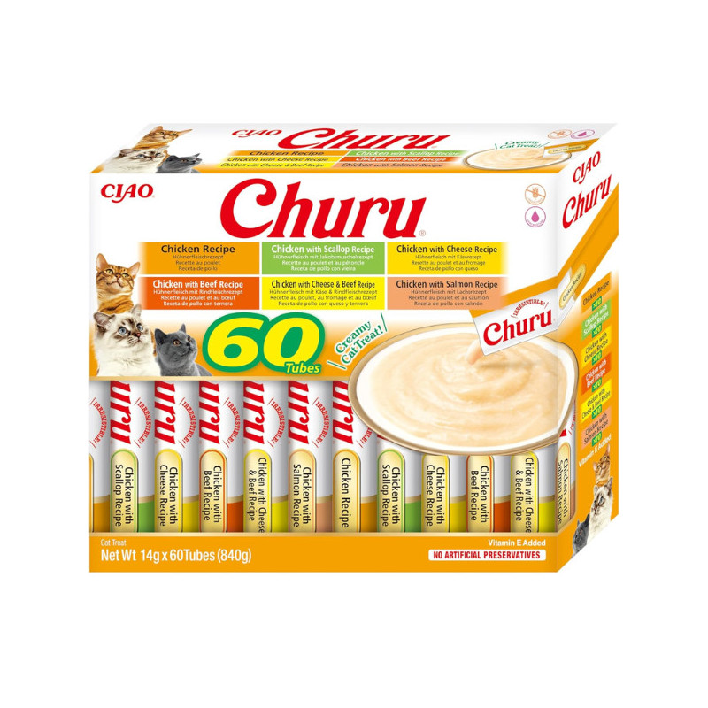 Churu Cat BOX Chicken Variety 60x14g