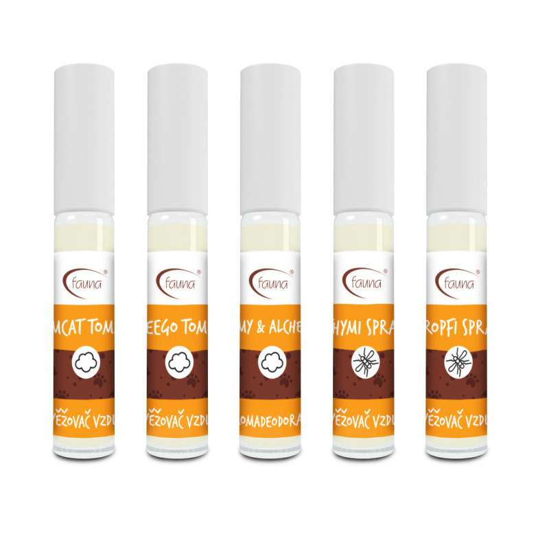 Aromafauna Testovací Sada LIKVIDÁTORŮ PACHU 5x3ml