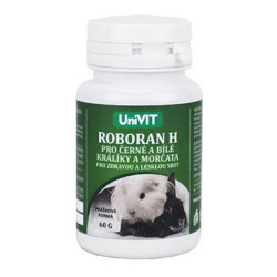 Roboran H pro Černé a Bílé králíky a morčata 60g