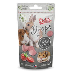 Dafíko drops pro hlodavce jahoda 75g