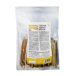 CARODO Dog poch. Kuřecí sendvič s treskou 500g