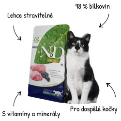 N&D PRIME CAT Adult Lamb & Blueberry 10kg