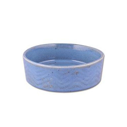 Miska keramická Zig Zag 12cm modrá 0,34l