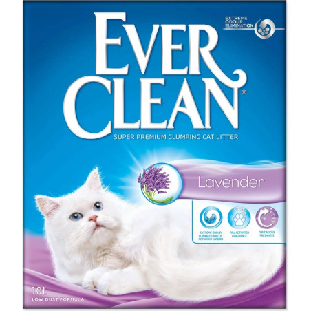 Kočkolit Ever Clean Lavender hrudkujicí 10l