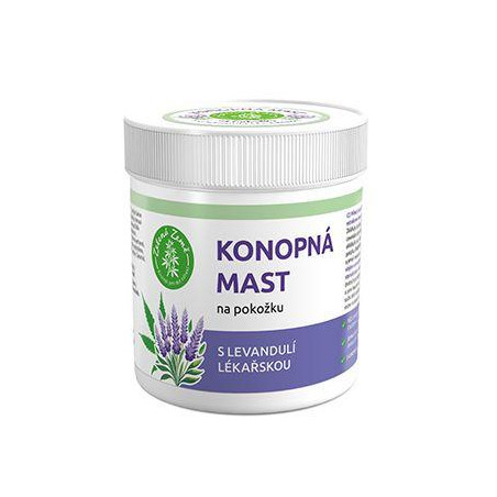 Konopná mast s levandulí 100ml