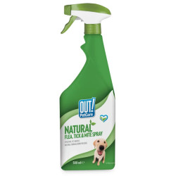 OUT! sprej proti klíšťatům blechám a roztočů psy 500ml