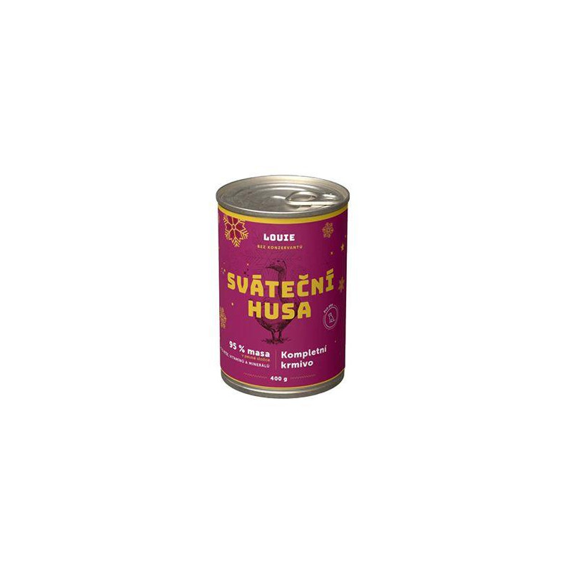 Louie Dog konz. Sváteční husa 400g