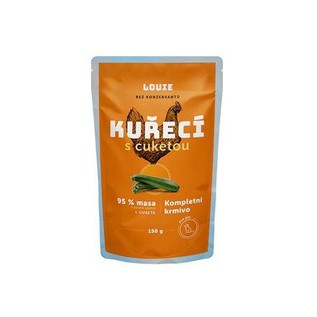 Louie Dog kapsa Kuřecí s cuketou 150g