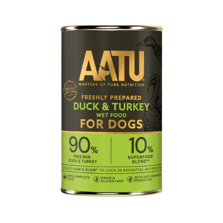 Aatu Dog Duck n Turkey konz. 400g