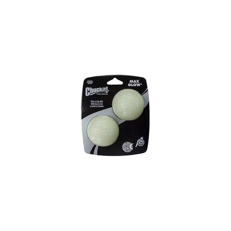 Hračka pes Chuckit Max Glow M 6cm/2ks
