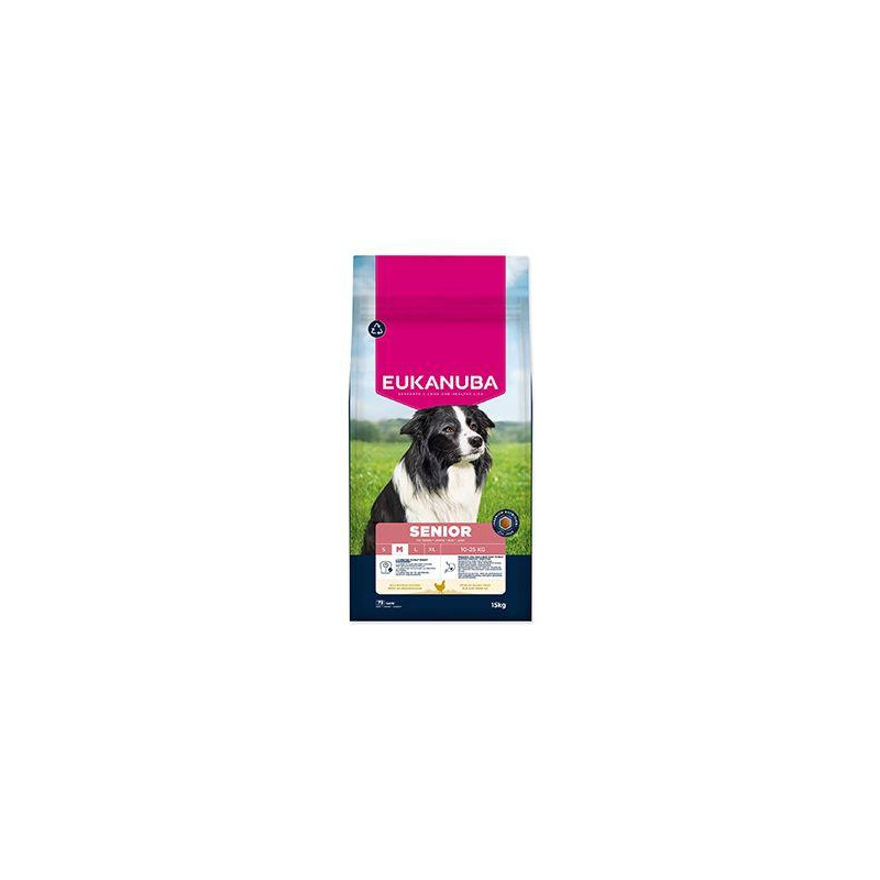 Eukanuba Dog Senior Medium rich in fresh Chicken 15kg