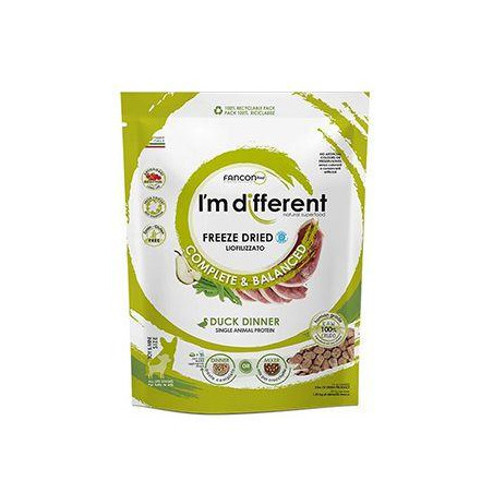 I´M DIFFERENT krmivo mrazem suš. Raw Duck Dinner 156g