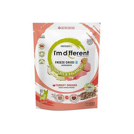 I´M DIFFERENT krmivo mrazem suš. Raw Turkey Dinner156g