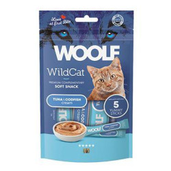 WOOLF WildCat Cream Regular Tuna&Codfish 5x14g