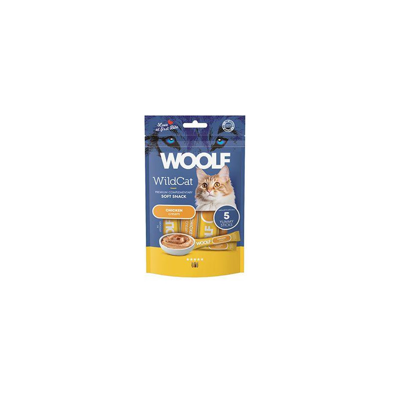 WOOLF WildCat Cream Regular Chicken 5x14g
