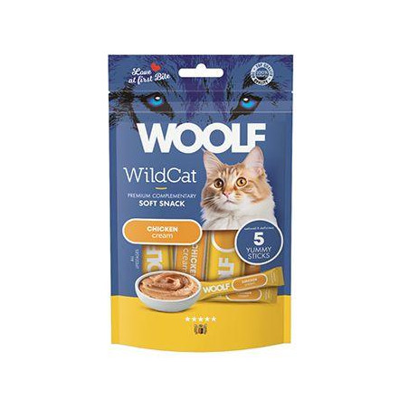 WOOLF WildCat Cream Regular Chicken 5x14g