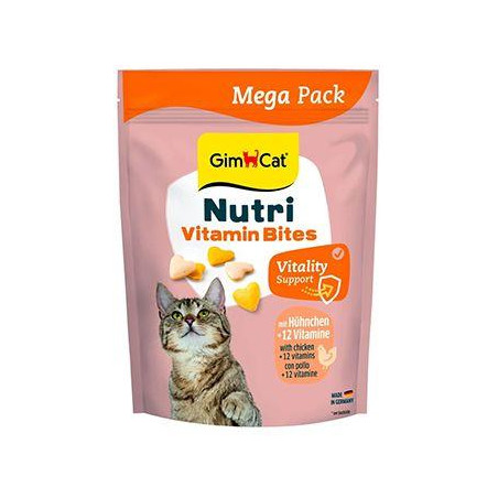GimCat Nutri Multi-Vitamin Bites tablety s kuřetem425g