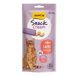 GimCat Snack Cream losos 6x15g