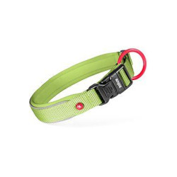 Obojek pes PREMIUM Nylon 15mm/25-30cm sv.zelená Zolux
