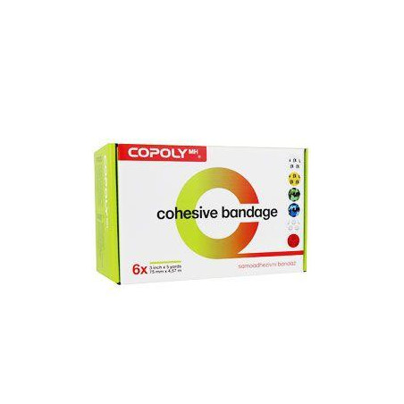 Obinadlo elast. CoPoly 7,5cm x 4,5m MIX POTISK 6ks