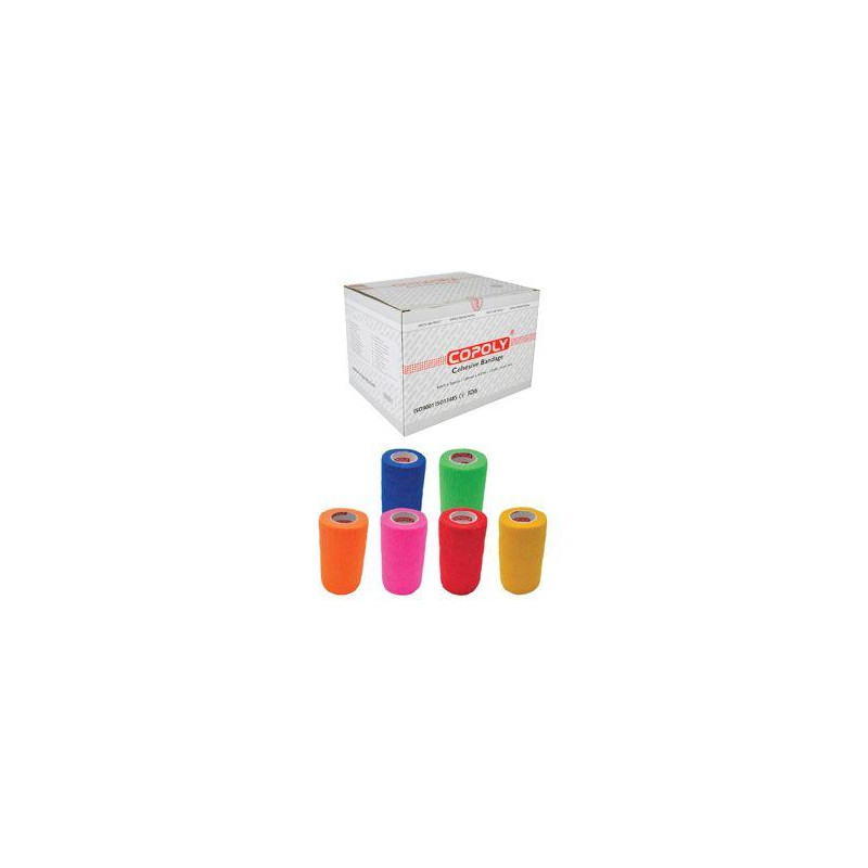 Obinadlo elast. CoPoly 15cm x 4,5m NEON 12ks