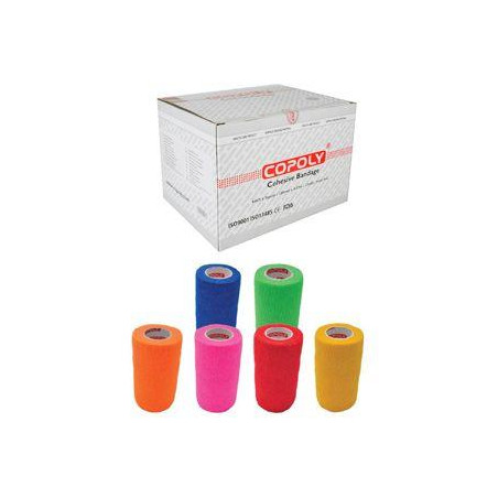 Obinadlo elast. CoPoly 15cm x 4,5m NEON 12ks
