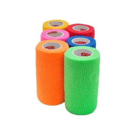 Obinadlo elast. CoPoly 10cm x 4,5m MIX NEON 12ks