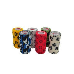 Obinadlo elast. CoPoly 10cm x 4,5m MIX POTISK 12ks