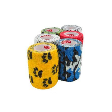 Obinadlo elast. CoPoly 7,5cm x 4,5m MIX POTISK 12ks