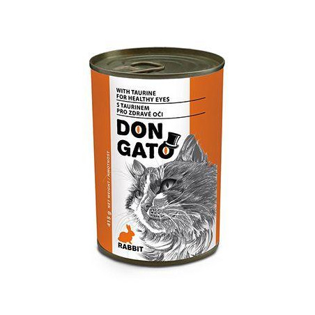 Don Gato cat konz. králičí 415g