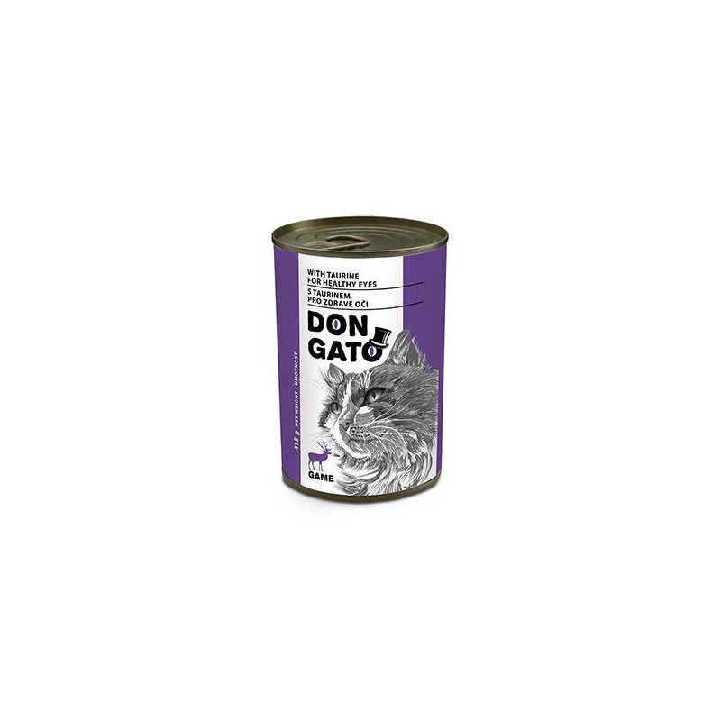 Don Gato cat konz. zvěřinová 415g