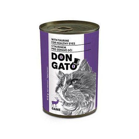 Don Gato cat konz. zvěřinová 415g