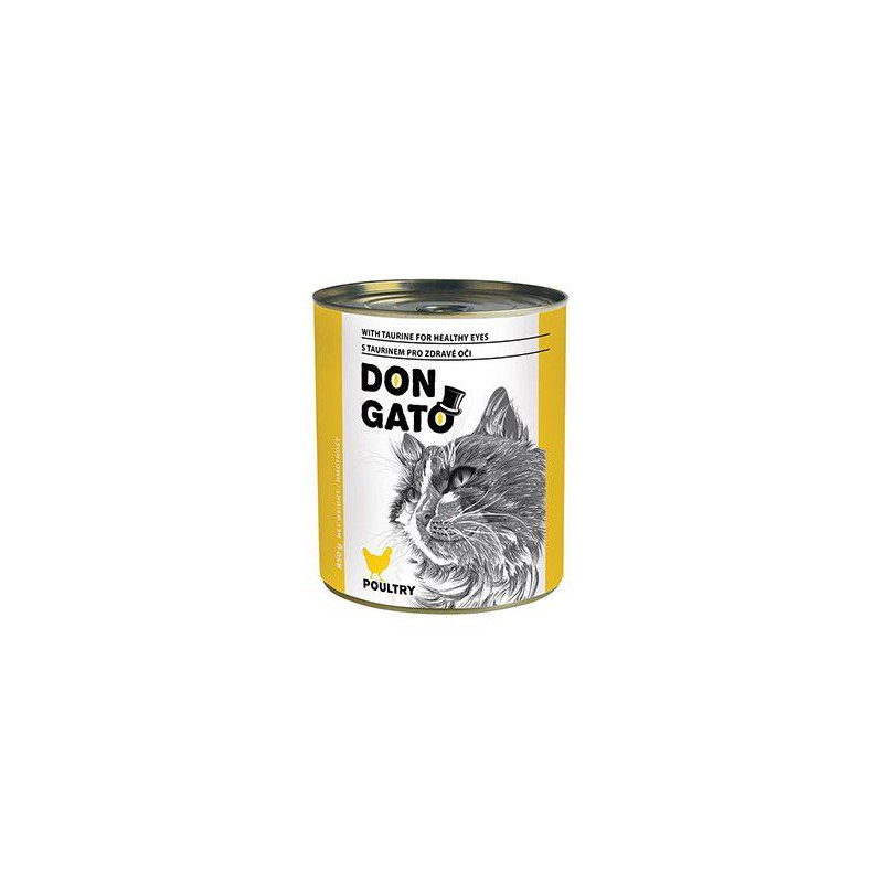 Don Gato cat konz. drůbeží 850g
