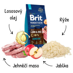 Brit Premium Dog by Nature Sensitive Lamb 15kg