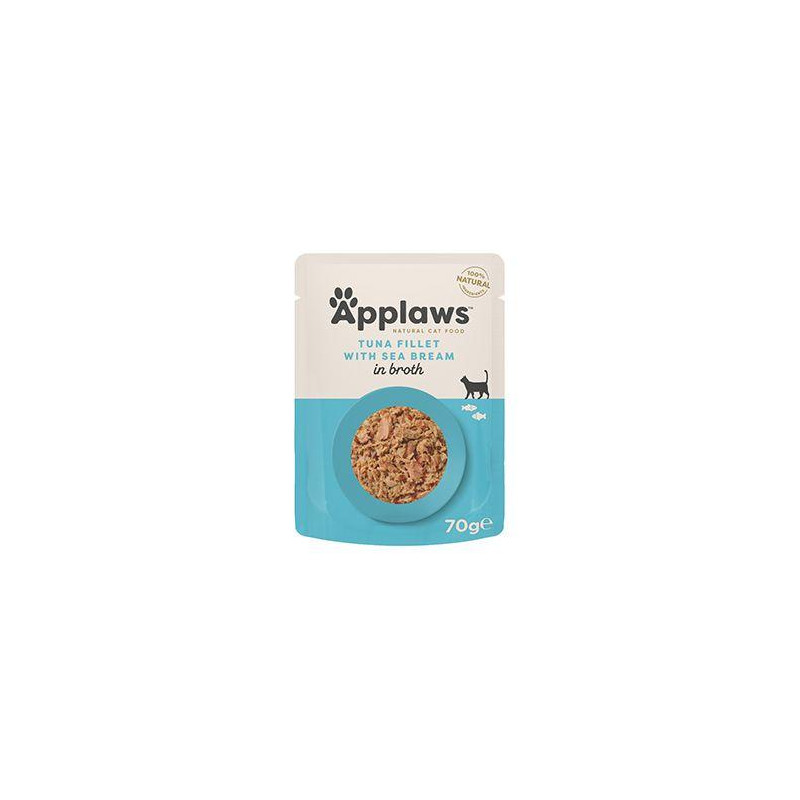 Applaws Cat kapsa Adult Broth tuňák s pražmou 70g