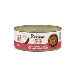 Applaws Dog konz. Toppers Broth kuř.prsa s játry 156g