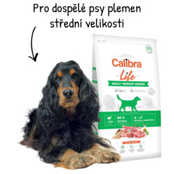 Calibra Dog Life Adult Medium Breed Lamb 12kg