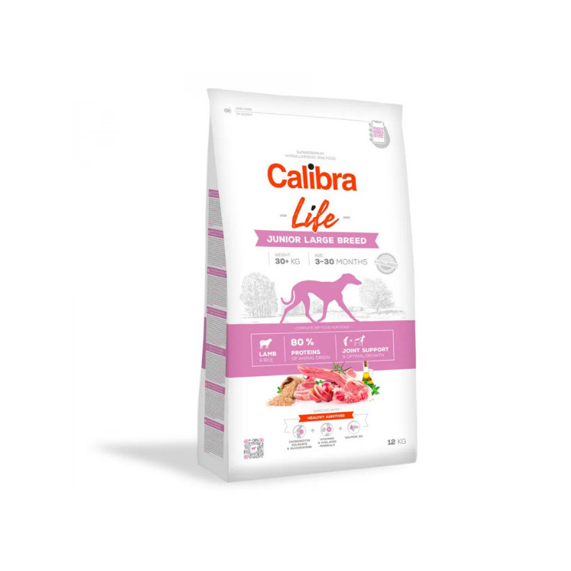 Calibra Dog Life Junior Large Breed Lamb 12kg